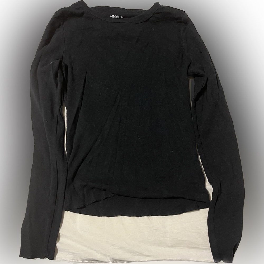 Wild Fable Basic Black Long Sleeve